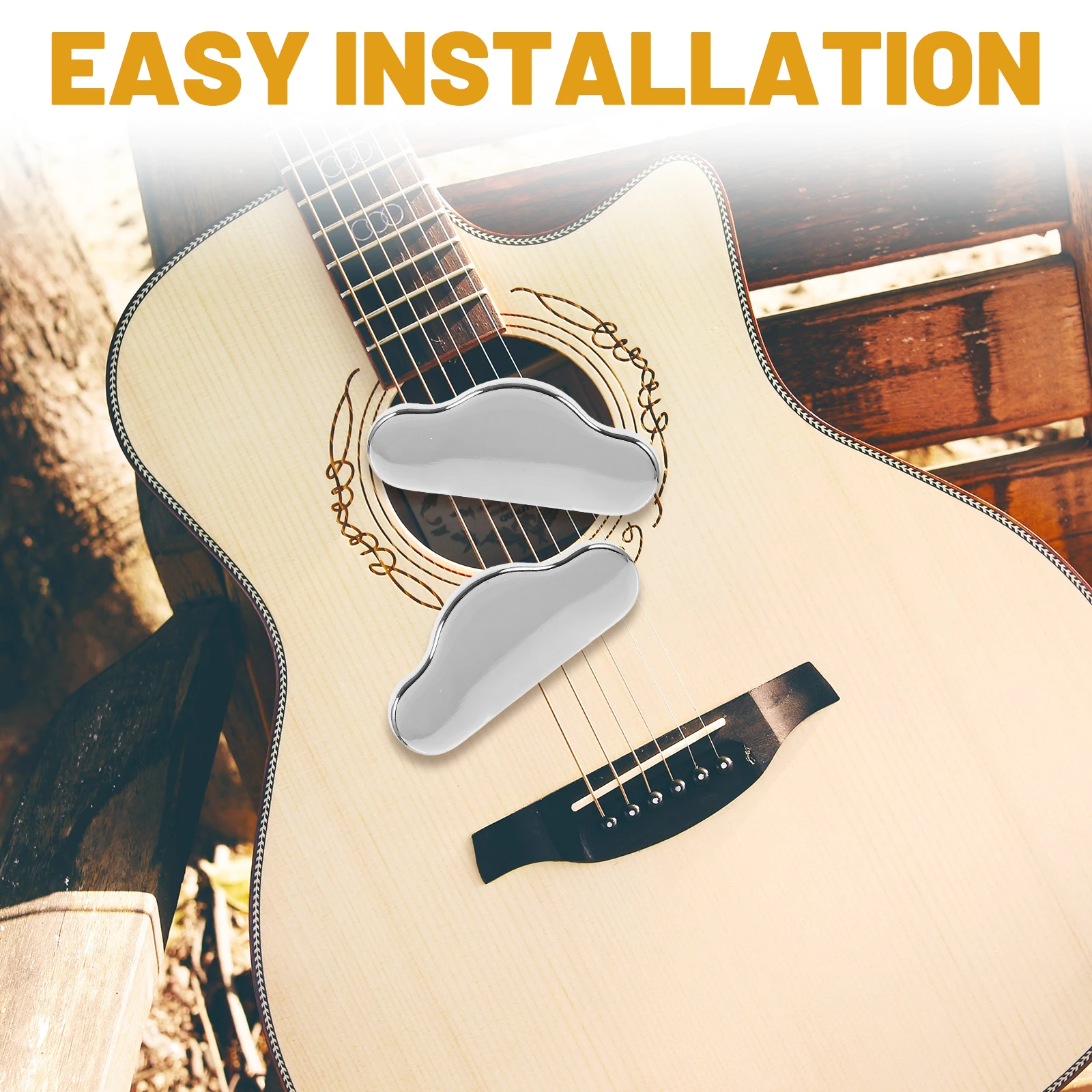 

Mandolin Tailpiece Replacement Arrow Strings Holder Acoustic Instrument Accessories Zinc Alloy Durable Sound Conduction Easy