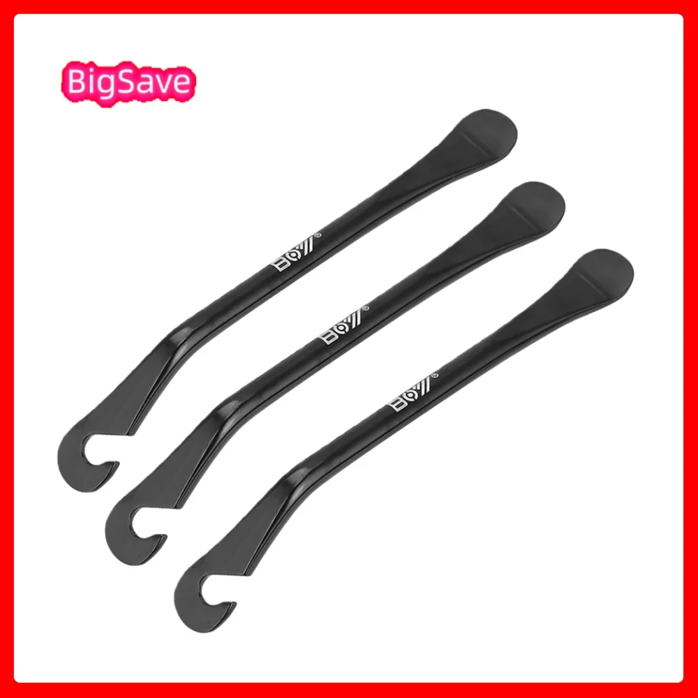 Portable Bicycle Tire Lever Hardened Carbon Steel Spoon Bike Tire Repair Tool Bike Tire Level 3PCS Bicycle Tire Repair Tool