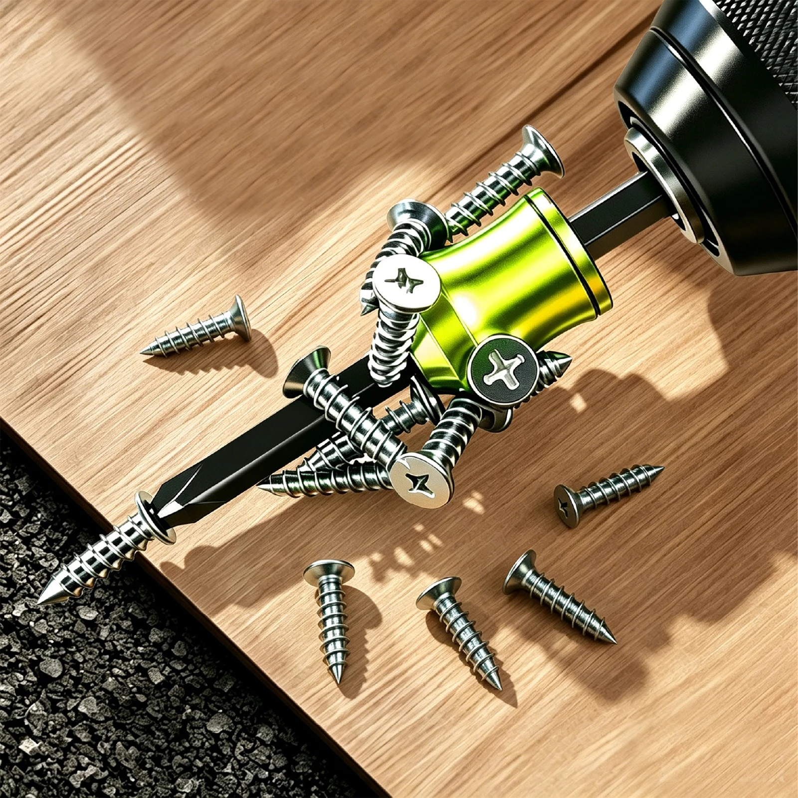 2PCS Strong Magnetic Screw Ring Versatile Design Aluminum Alloy Shank Screw Bit for Furniture Assembly Car Repair Woodworking