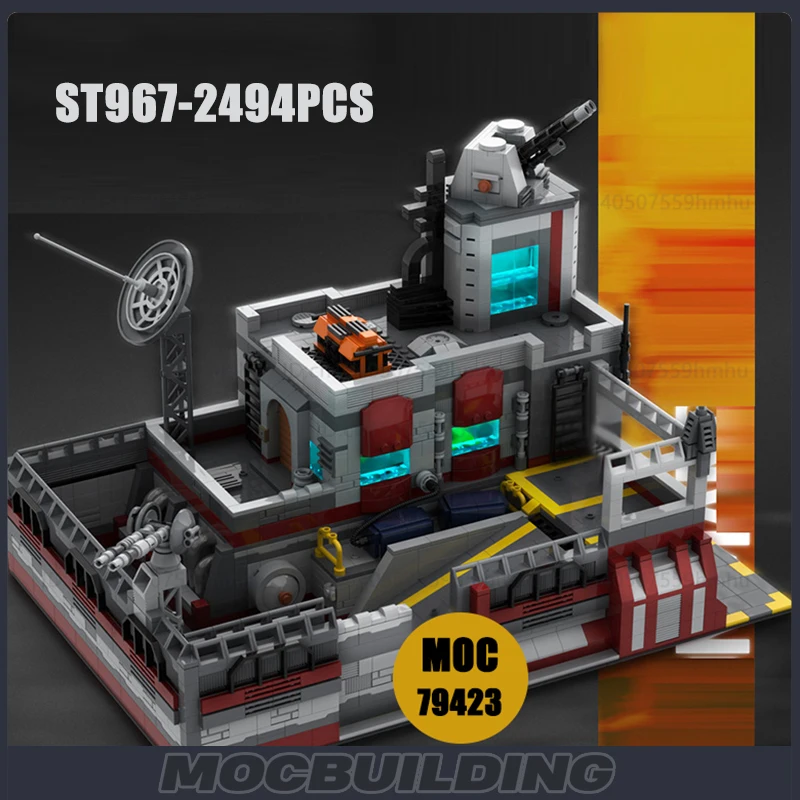 Star Movie MOC SW Ultimate Base Bundle klocki Model strażnicy cegły seria kolekcjonerska widok ulicy zabawki prezenty