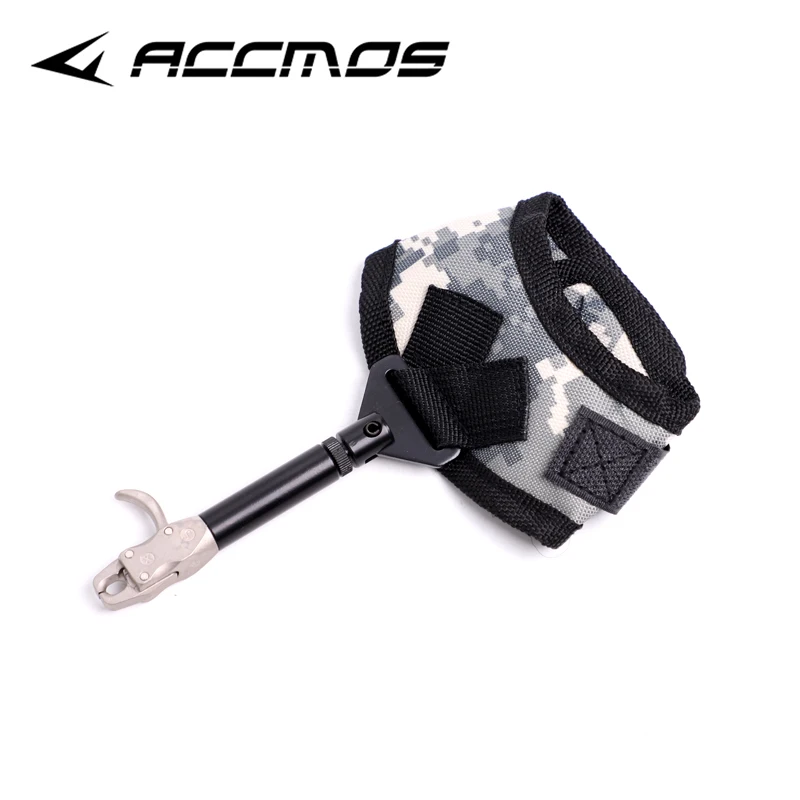 Archery Bow Releases Adjustable Strap With Trigger wrist strap steel caliper bow hunting or target shooting