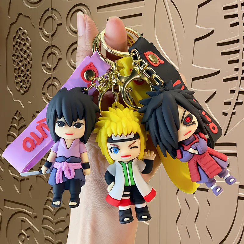 Naruto Anime keychain Hatake Kakashi Character Key Chain, Bag Car Key Decorations Gifts for Fans