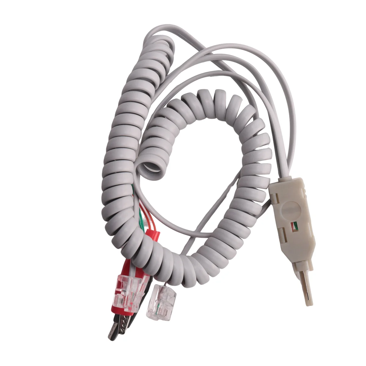 Telephone Phone Butt Test Tester Lineman Tool Network Cable Set Device C019 Check for Telephone Line Fault Grey White