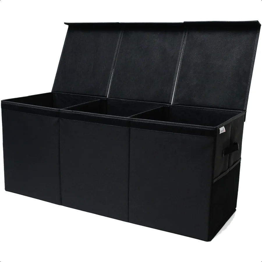 

Extra Large Toy Storage Organizer with Lid Sturdy Collapsible Toy Chest Storage Box Design Toys Bin with Dividers for ry Bedroo