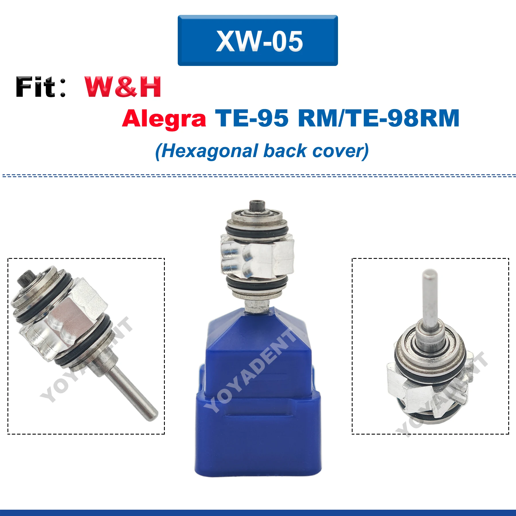 

For Alegra WH TE-98LQ/TE-95RM/TE-95BC High Speed Handpiece Dental Handpiece Cartridge Rotor Accessories