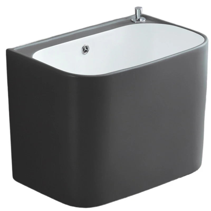 Cement gray white wash mop pool sink basin household balcony rectangular bathroom mop pool