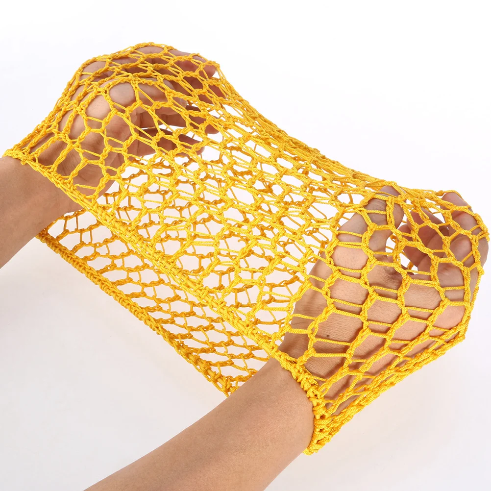 

4Pcs Crochet Mesh Hair Net Rayon Knitted Elastic Hair Net Cap Breathable Lightweight Cover for Women Woven Bun Cover Crochet