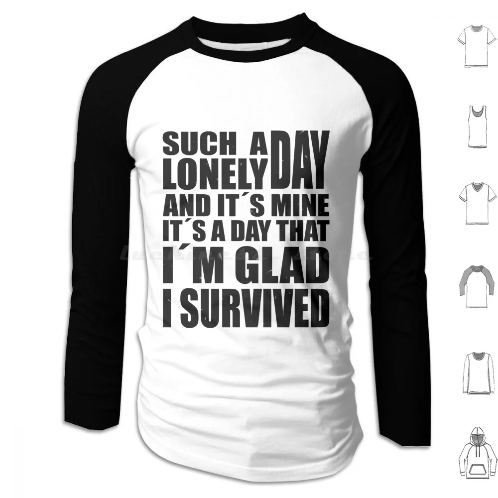 Lonely Day Hoodies Long Sleeve Soad System Of A Down Lonely Day Day Lonely Song Lyrics Metal Heavy Metal Hard