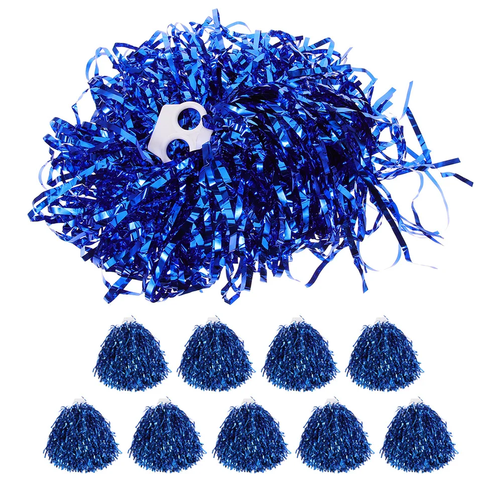 

10Pcs Glitter Cheerleading Hand Flowers Strong Construction for Various Occasions and Performances Noise Makers Party Favors