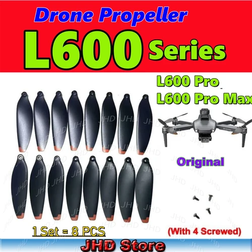 Hélices JHD originales L600 Promax para L600PRO/L600 Pro Drone repuestos L600 PRO MAX paletas accesorios piezas