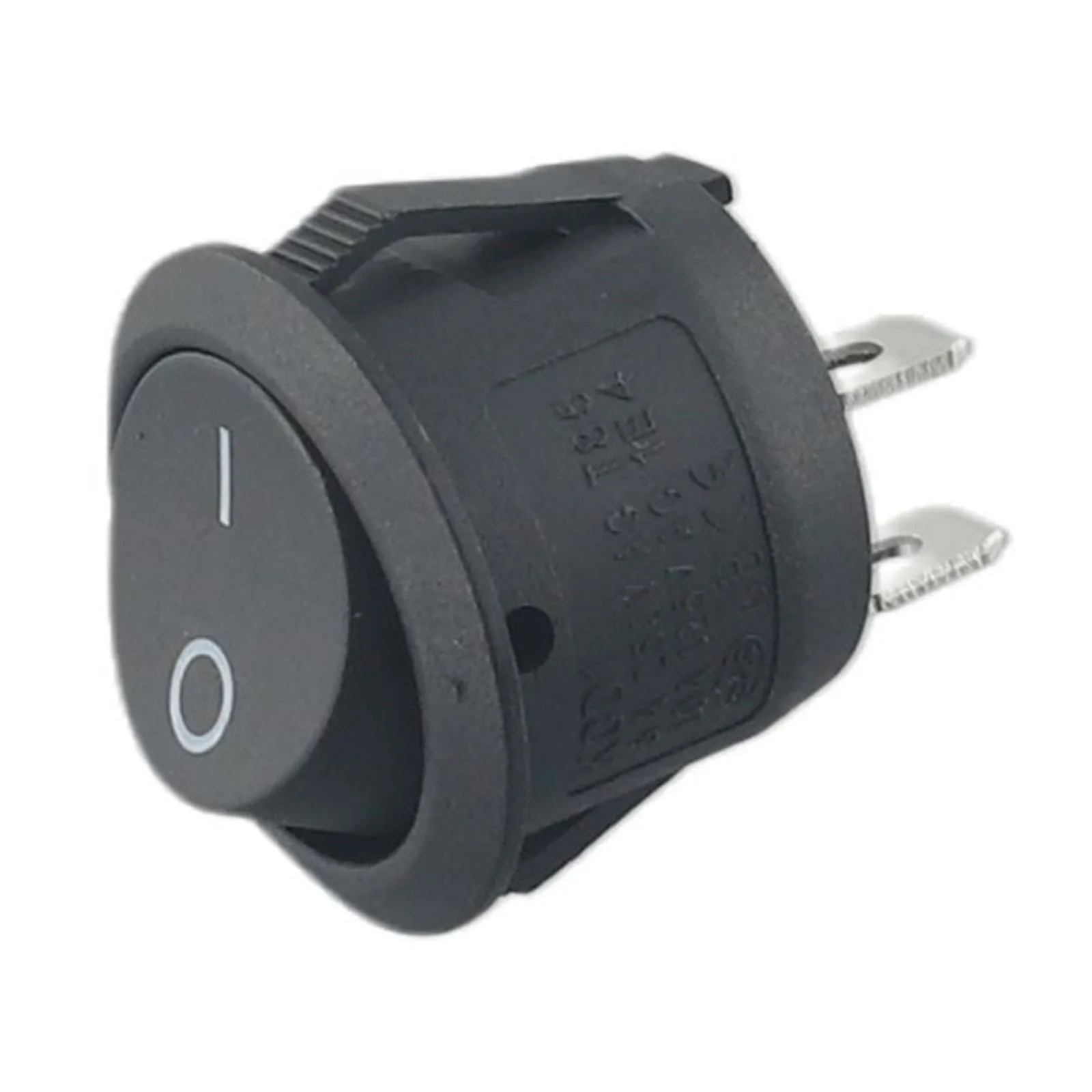 10PCS 12V 23mm Round Rocker Switch ON OFF SPST 2 Pin Sealed for Camper Van For Motorhome For Caravan Boat 6A 250V 12V DC Systems