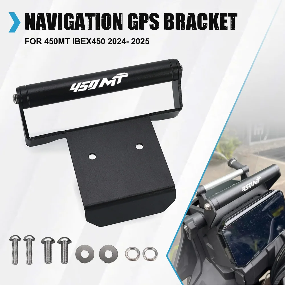 

For CFMOTO 450MT Navigation Bracket GPS Navigation Extension Bar Mobile Phone Bracket Holder For cfmoto 450 MT Cellphone Stand