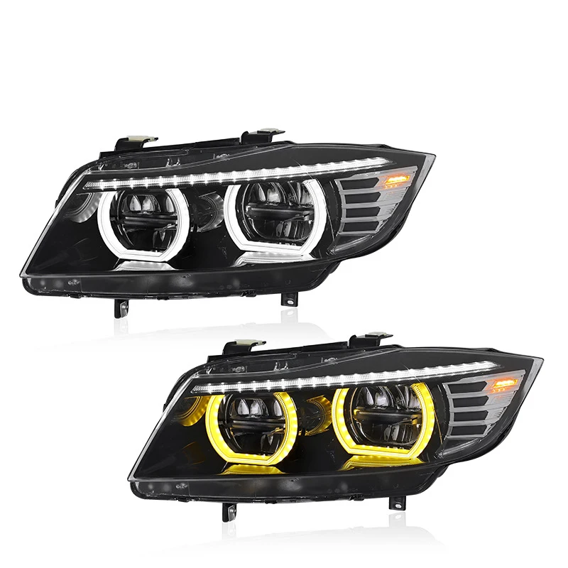 Car Lights for BMW E90 3 Series 2005-2012 LED Auto Headlight Assembly 318i 320i 325i Upgrade Laser Kit Design Tool Accessories