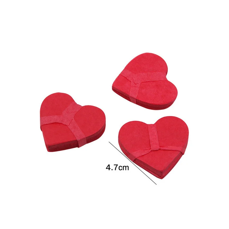 9 Pcs/Bag Red Snowstorms Magic Tricks Heart Shape Snowflake Paper Snow Storm Accessories Magician Stage Street Gimmicks