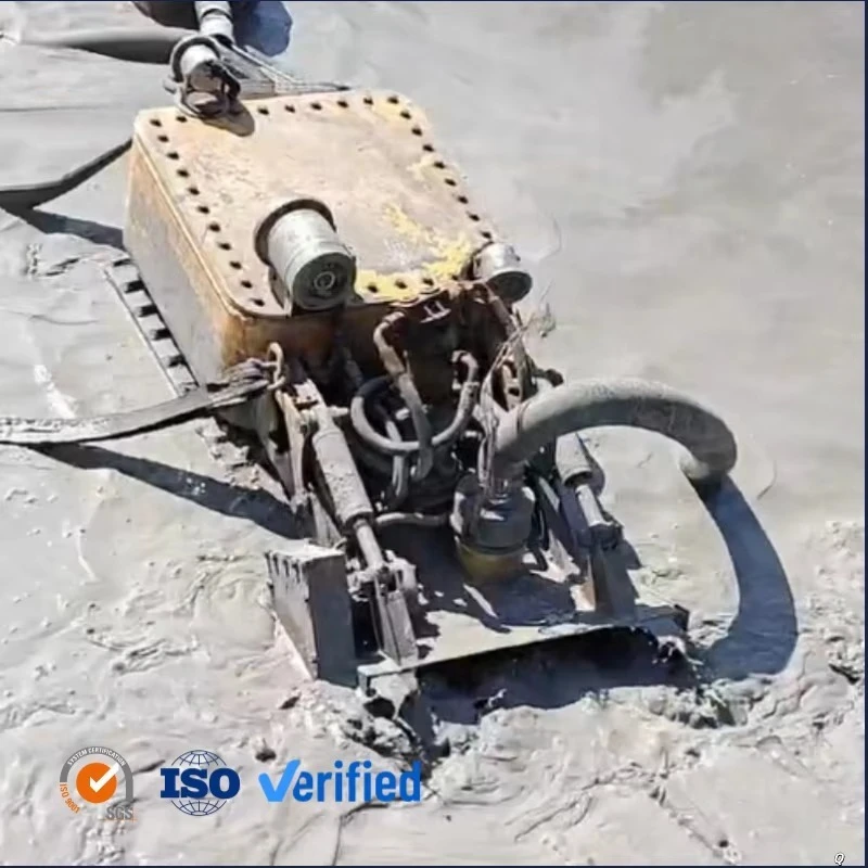 Remote Control Submersible Sludge Dredging Robot with 58KW High Power for Municipal Pipeline Sewer Well