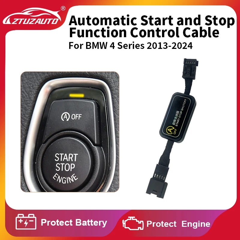 

For BMW 4 Series 2013-2024 year Car Automatic Stop Start Engine System Off Device Control Sensor Plug Cable Auto Accessories