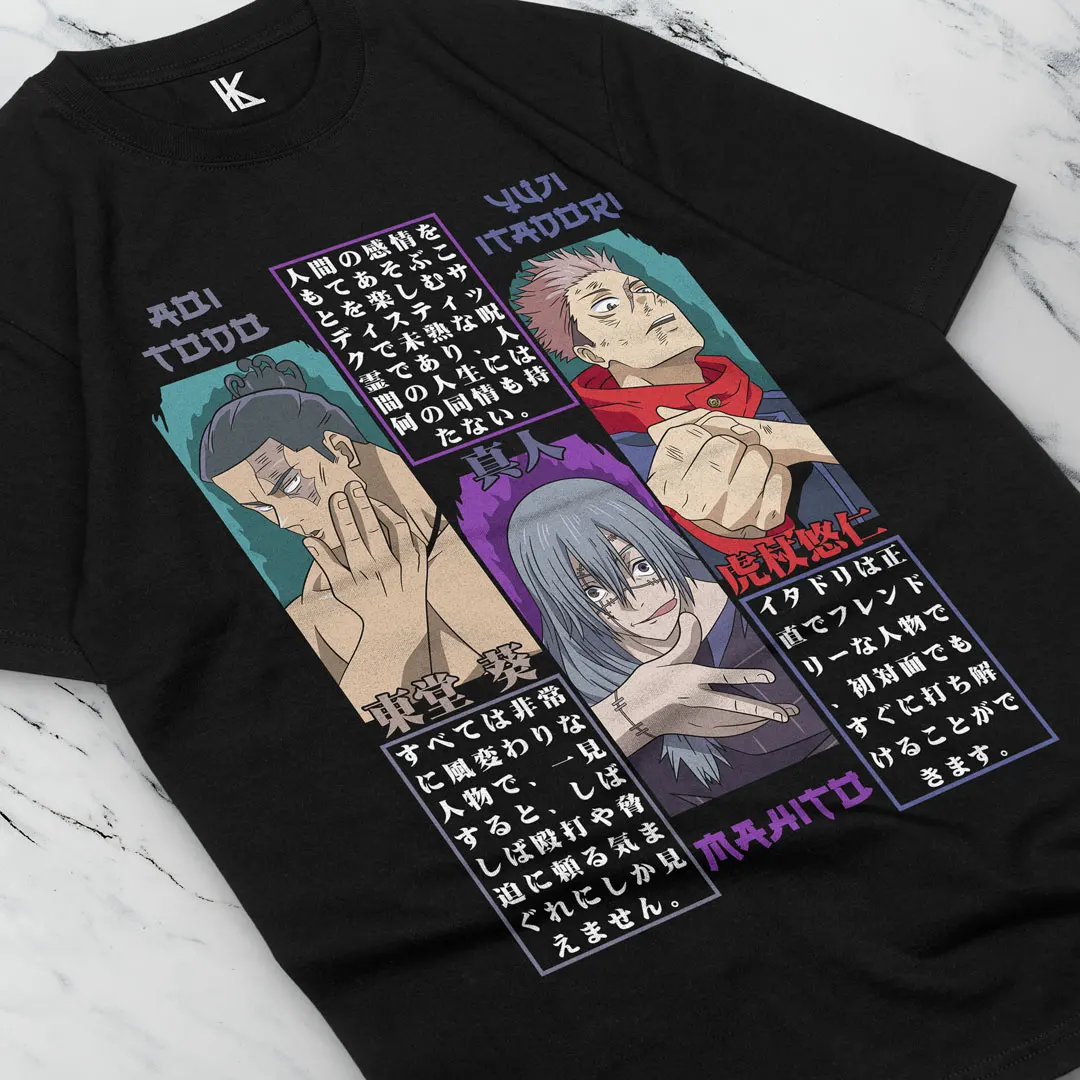 Anime T-shirt  Remera de Todo Mahito Itadori