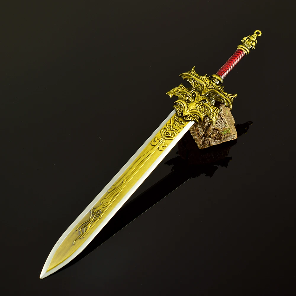 30cm/11,81 pulgadas, creación de dioses, 12 espadas divinas, colección de armas antiguas, adorno de aleación "espada jueta", exhibición de escritorio, regalos para niños