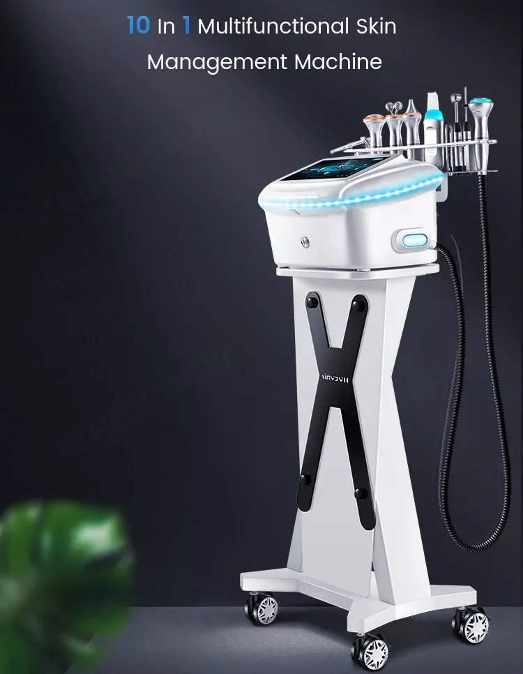 

Multifunction 9 in 1 Ultrasonic Comprehensive Machine Skin Management Wrinkle Blackhead Removing Facial Care Salon Equipment