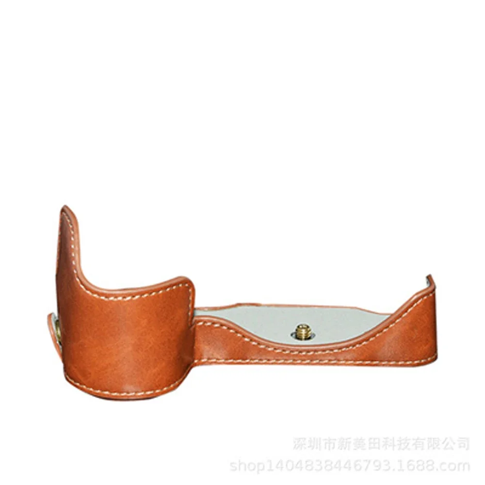 Pu Leather Case Camera Bag Bottom Protective Half Cover Base For Nikon Z6 Z7