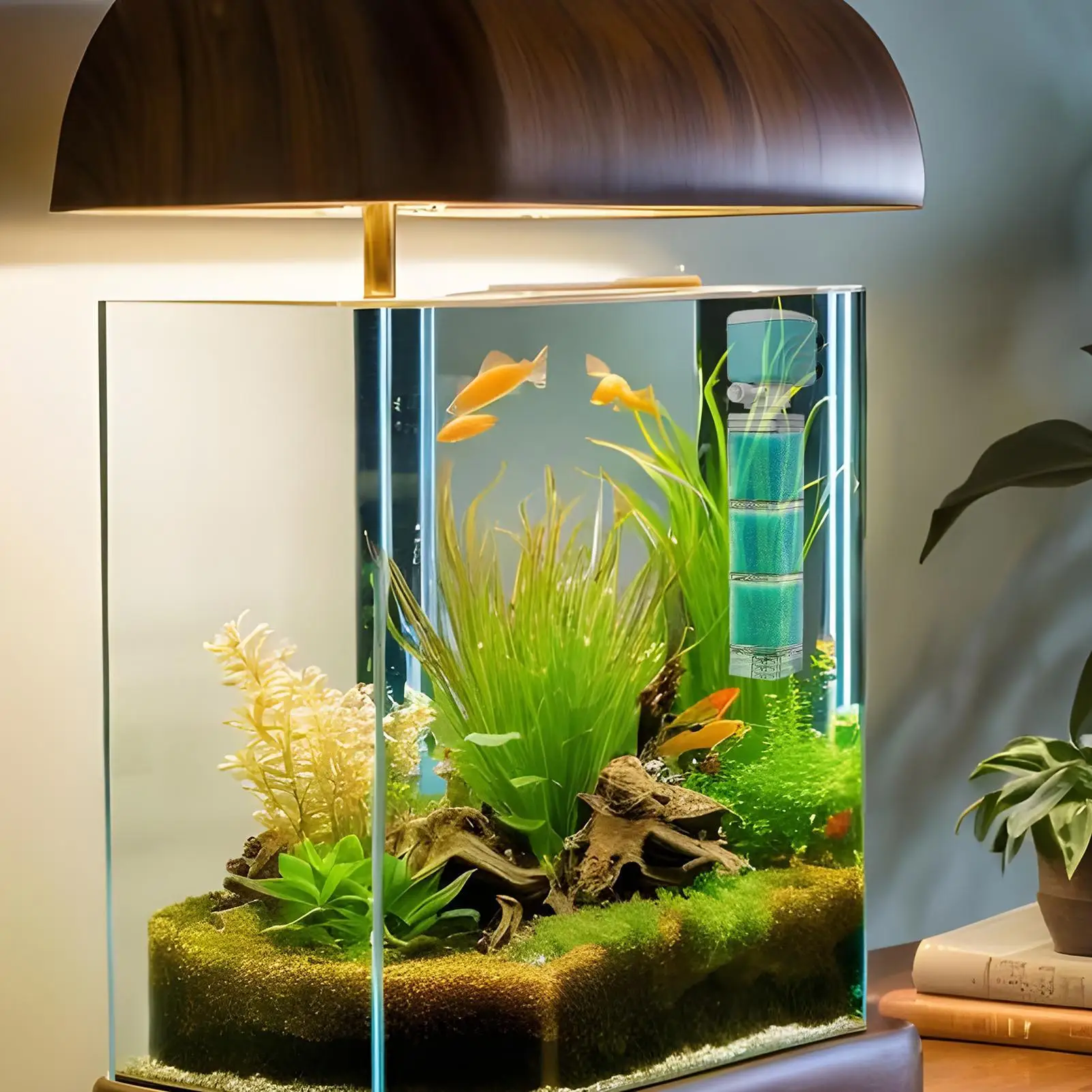 

Fish Tank Pump Turtle Tank Submersible Water Aerator Pump Clean Machine Sponge Clear For Freshwater Toilet Community Hobbyists