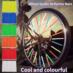 Bicycle Reflective Strip, Wheel Spoke Reflective Bar Night Warning Reflective Strip, Bicycle Decoration Strip