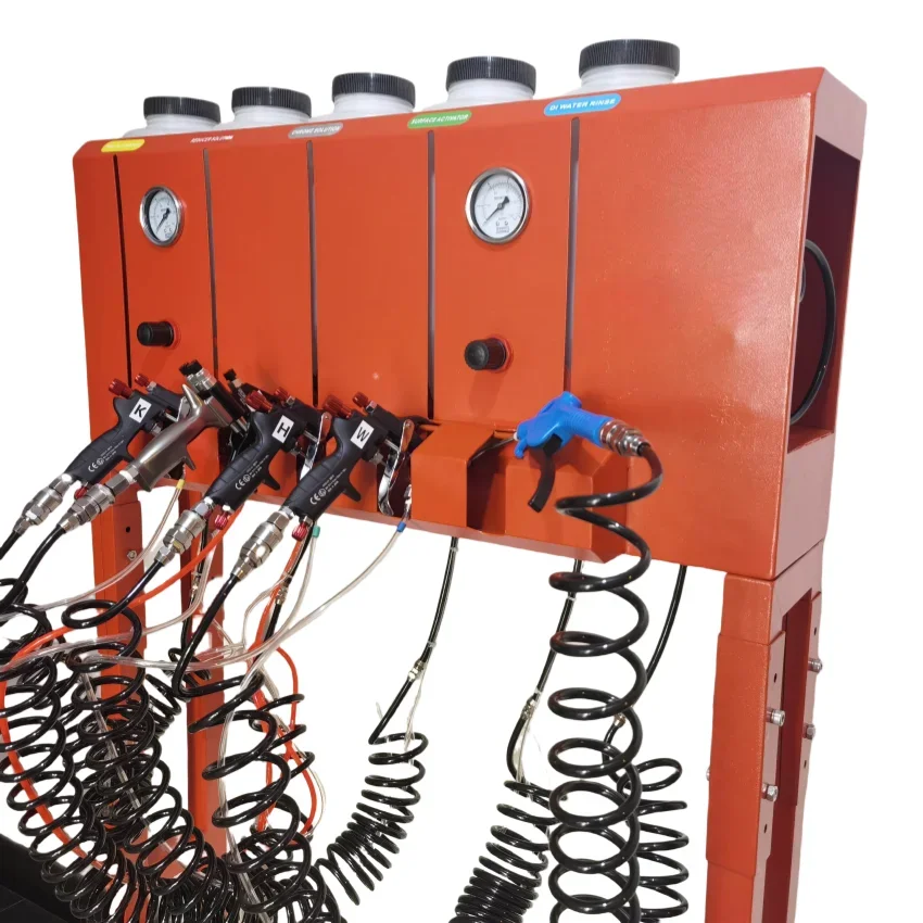 

Automatic 4L Mirror Effect Chrome Paint Spray Machine Wall Mounted Nano Chrome Metal Coating Equipment Used Painting Equipment