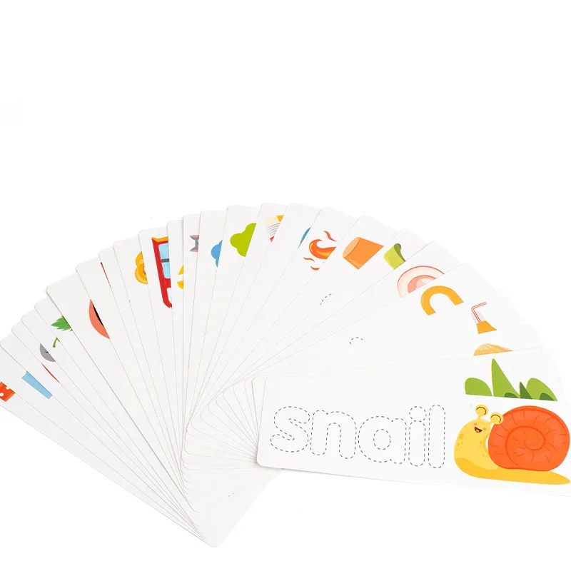 لعبة ألغاز الكلمات الإملائية، بطاقات الأبجدية الإنجليزية الخشبية، وسائل تعليمية لرياض الأطفال، لعبة تعليم مونتيسوري للأطفال