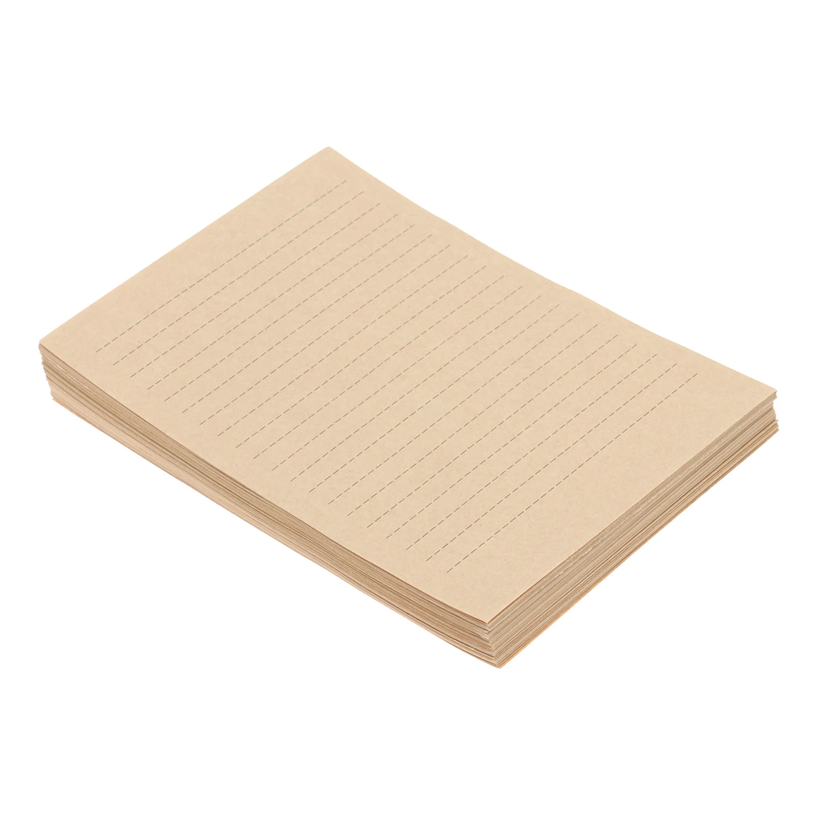 

100 Sheets Letter Writing Paper Vintage Kraft 21x15cm Smooth Calligraphy Graffiti Stationery Beige Tone Retro Style