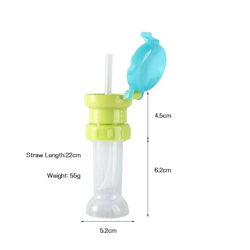 Proof Silicone Straw Twist Cover Cap With Straw  Bottle Replacement Lid Drinking Tube Water Bottle Cap Feeding  Drinkware