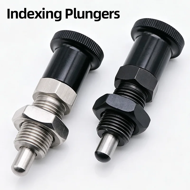 Indexing Plungers,Locking Pin ,Locking Spring Screw,Aluminum Knob, M8 M10 M12 M16