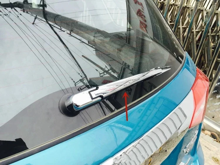 

For Citroen C5 Aircross 2017 2018 2019 ABS Chrome Car Tail Rear Trunk Window Wiper Cover Trim Sticker Chromium Styling Accessory