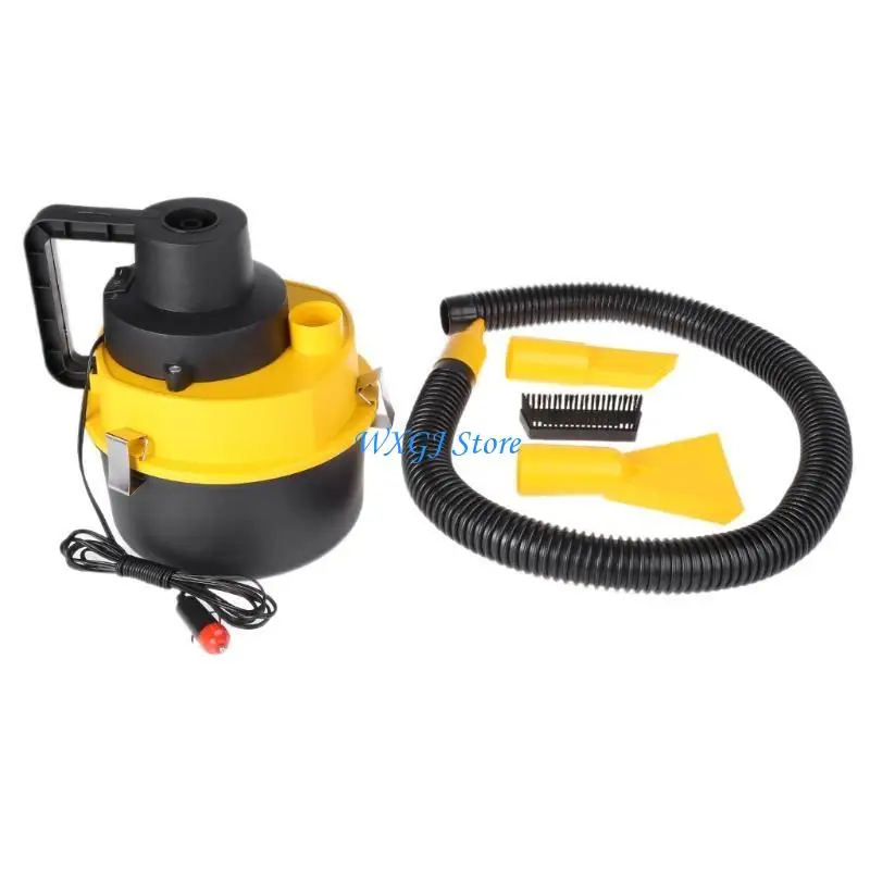 37JE 12V Portable Handheld Car Vacuum Cleaner Auto Wet Dry Dual Use Vacuum Cleaner