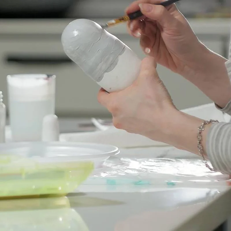 2 Zestawy Świątecznych Niepomalowanych Drewnianych Lalek Matrioszek DIY Rękodzieło Niedokończone Puste Lalki do Układania Prezent Świąteczny