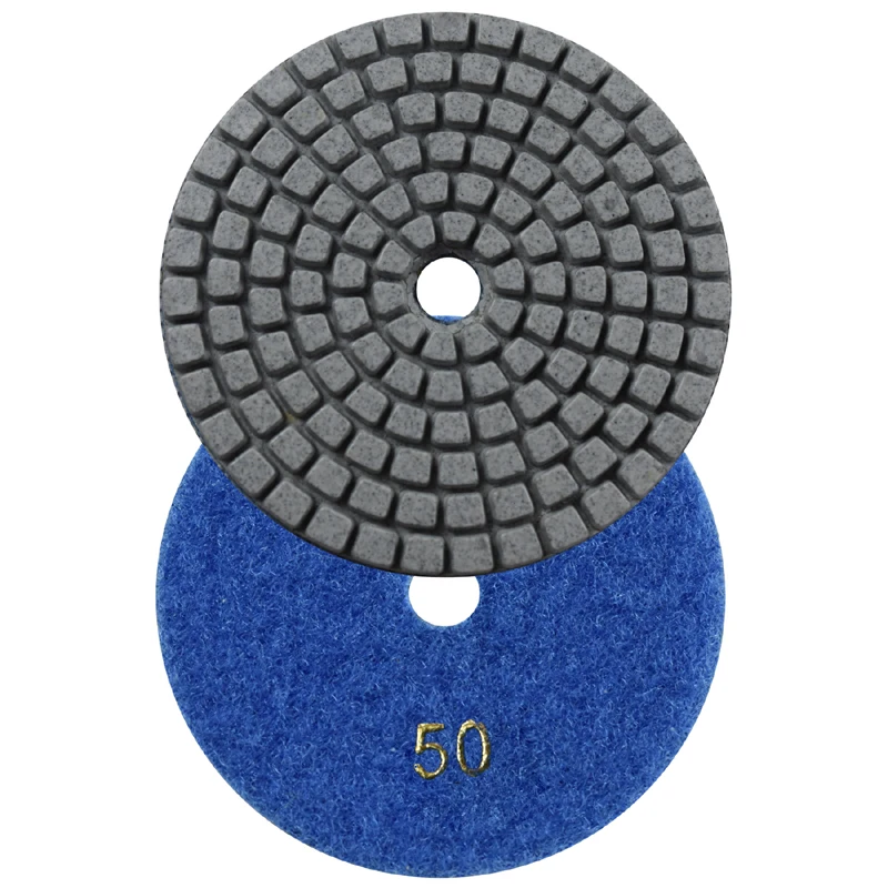 125mm 100mm 80mm Diamond Polishing Pad 3/4/5\