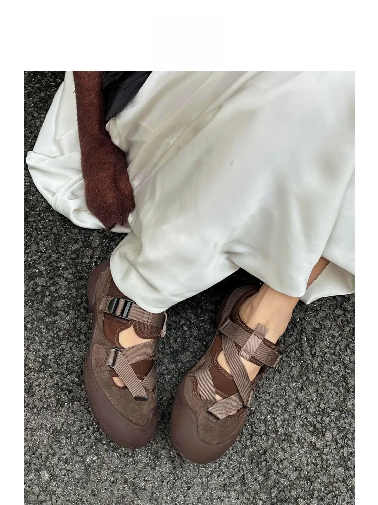 

SGIRL TWTW Breathable Casual Sports oes Summer 2025 New Hollow out Versatile Comfortable Soft Bot Women's Faionable oes