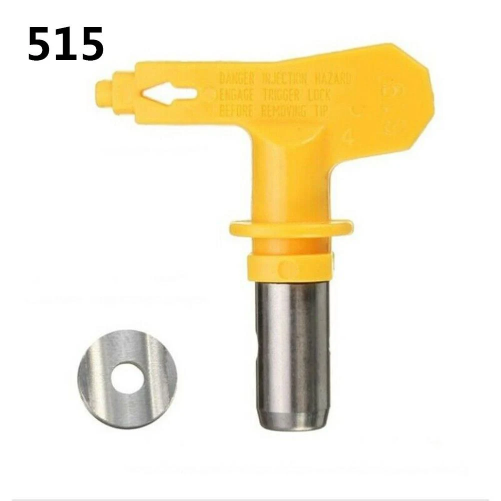 Airless Spray Gun Tip Nozzle Yellow Airbrush Paint Spray Tip Nozzle 511 513 515 517 519 521 523 525 531 Paint Sprayer Power Tool