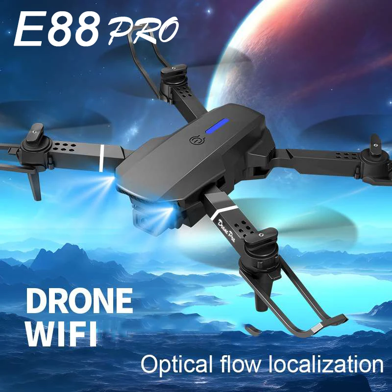 Hot E88 Pro Professionele Drone Hd Camera Wifi Fpv Hoogte Onderhouden Opvouwbare Afstandsbediening Aerial Quadcopter Speelgoed Cadeau