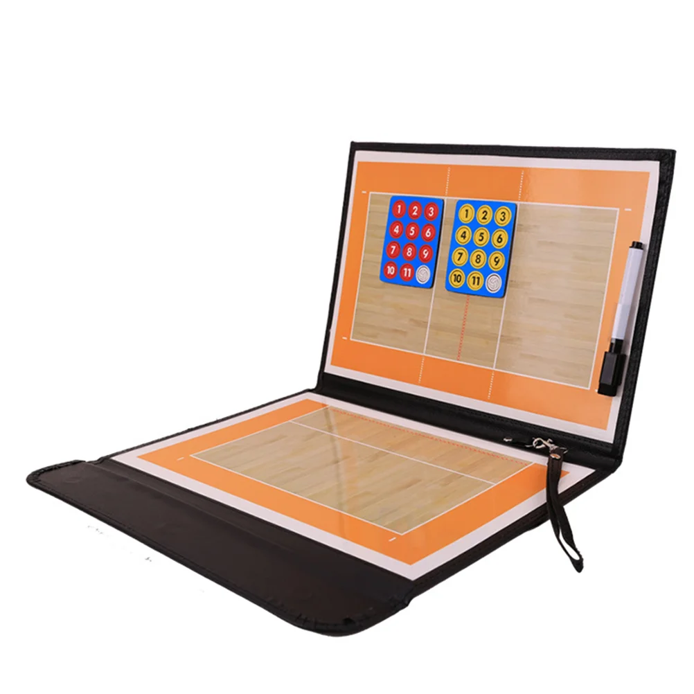 

Folding Two Section Portapotty Magnetic Professional Board Erase with PU Case and Marker Pen and