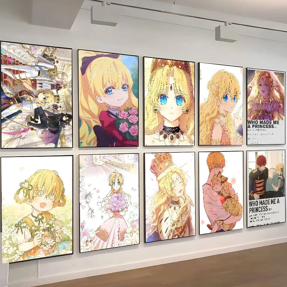 Who Made Me a Princess Anime   Posters High Quality Self-adhesive Wall Art Decorations Color Prints Sticky
