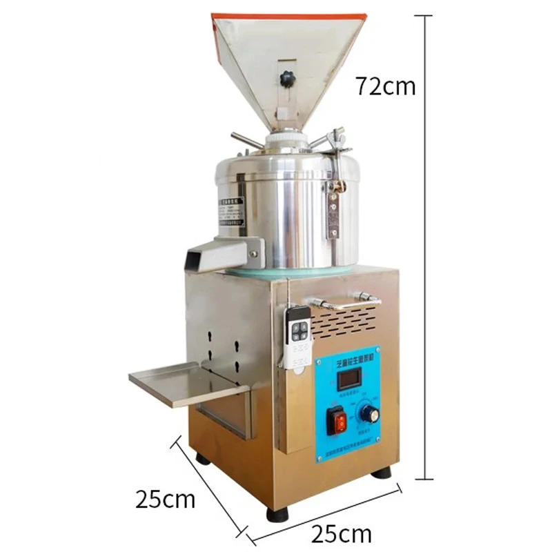 Máquina eléctrica automática para moler pasta de pimienta, molino coloidal de mantequilla de cacahuete Vertical/Horizontal, capacidad de 15 KG/H, 800W
