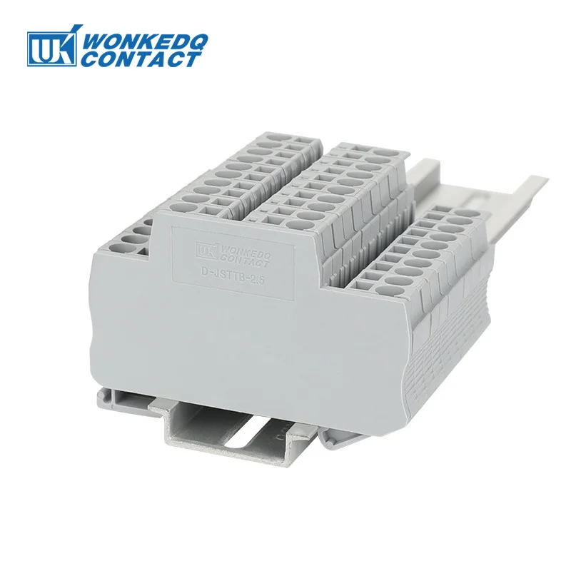 10 Stück D-STTB2.5 Endabdeckung Zubehör für STTB 2.5 Doppelstufiger Klemmenblock ST 2,5 mm Drahtverbinder D-STTB2.5 Barrierplatte – Detail 8