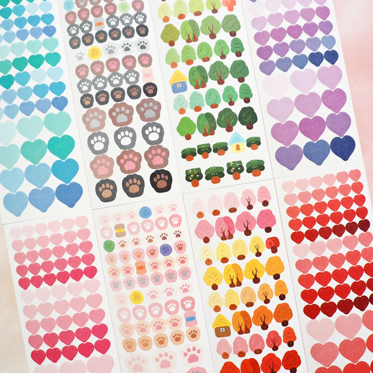 

Корейский импортный 4-сезонный лесной бумажный стикер, скрапбукинг, журнал «сделай сам», канцелярские принадлежности, милые наклейки, деко, эстетические товары для рукоделия