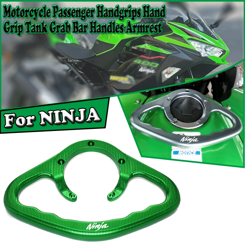 

Для NINJA 250 400 500 650 1000SX H2 ZX-4R ZX-6R мотоциклетные пассажирские поручни с ЧПУ, поручни для бака, подлокотник