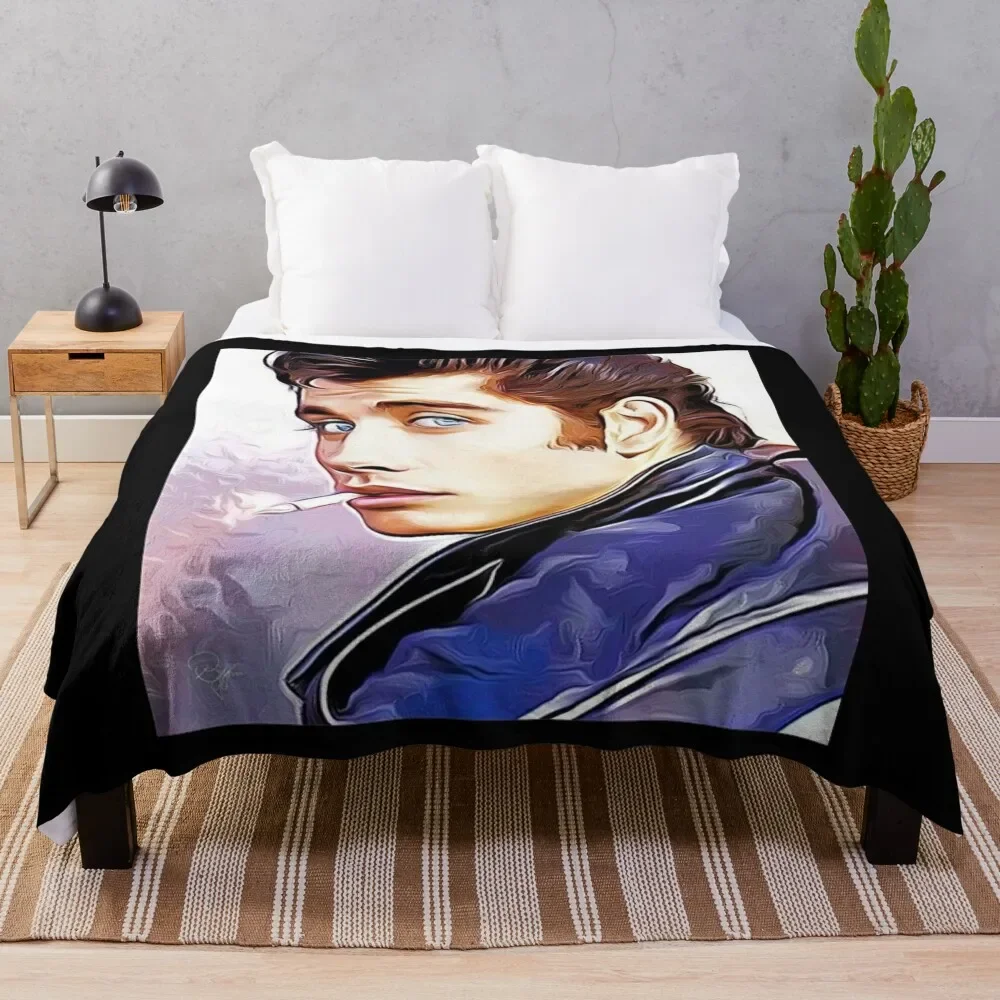 

DANNY ZUKO / John Travolta Throw Blanket Warm Comfortable Blanket for Office Napping