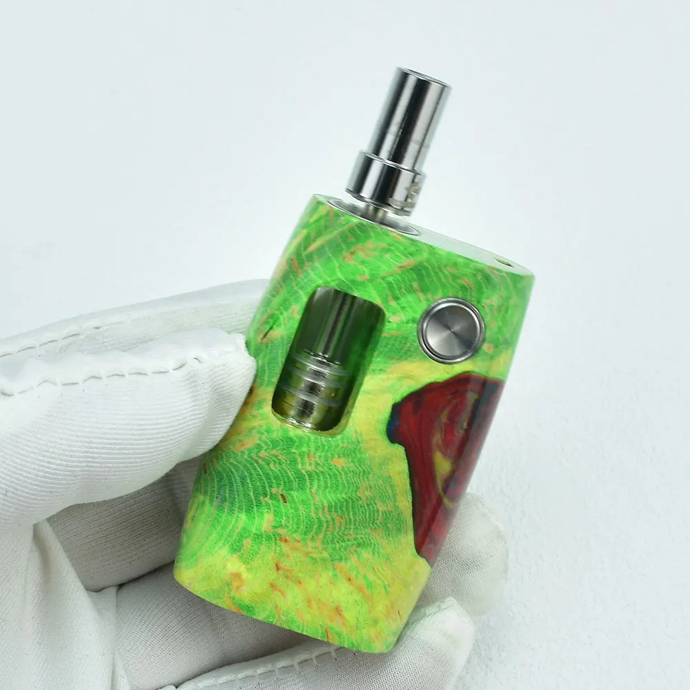 WolfCoolvape-caja de vaporizador de precalentamiento de madera estabilizada, voltaje Variable, rosca de 510, batería de 380mAh vs Sandwave MOD