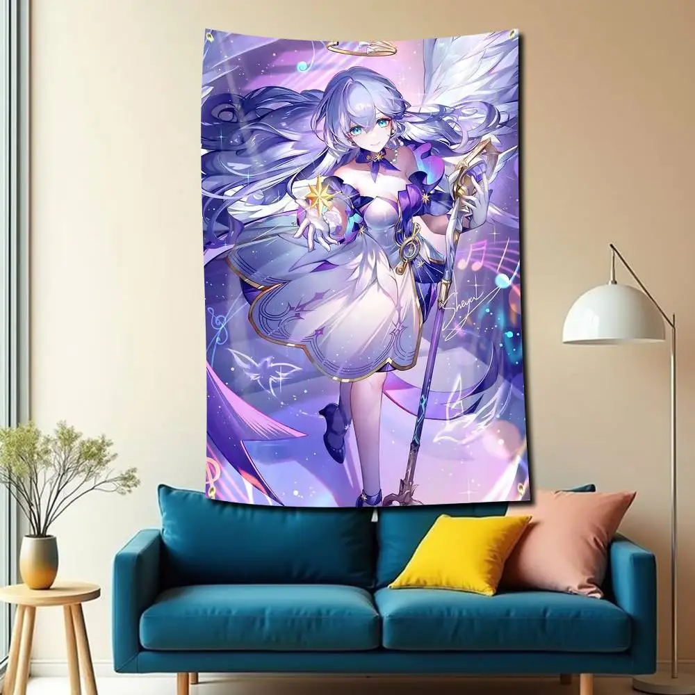 HSR R-Robin Summeretto Flag Tapestry Banner for Bedroom Living Room Outdoor Camping Custom Supported