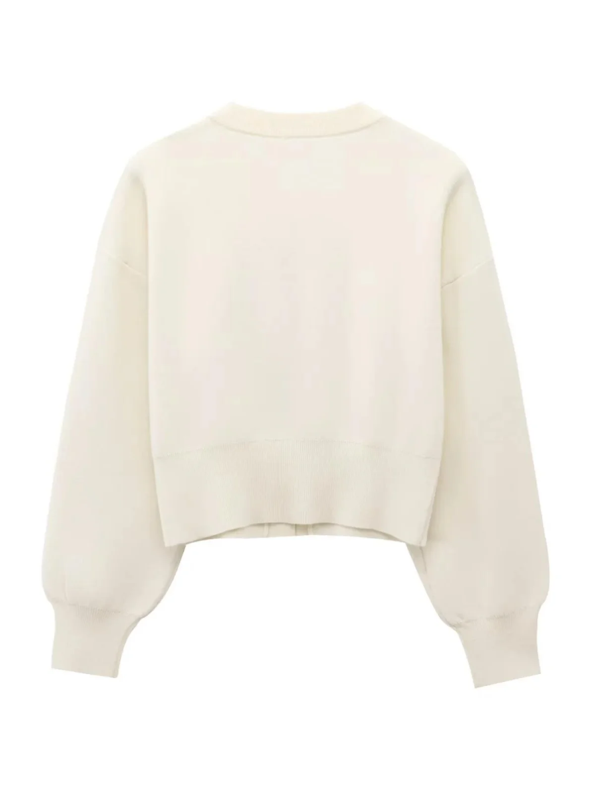 Rua sle solto ajuste botão de metal redondo ne malha aberta cardigan camisola feminina faion outerwear confortável casual wear