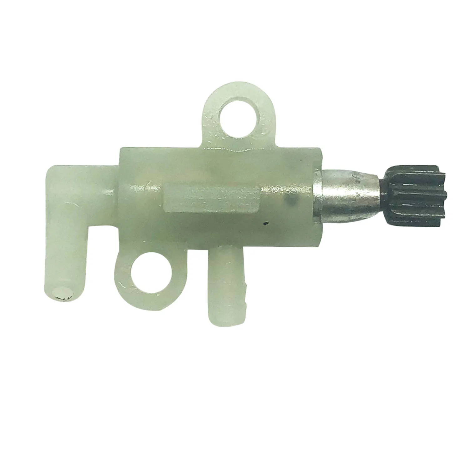 White ABS Electric Chain Saw Oil Pump Gear Replacement Part For Power Saw Lubrication System Tool Accessory