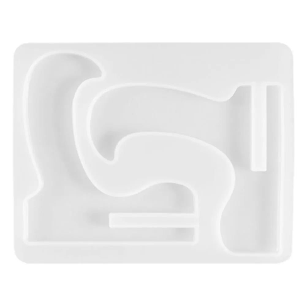 

1PC Silicone Mold for Mobile Phone Bracket DIY Crafts Epoxy Resin Flexible Durable Reusable White PHONE HOLDER PLATE STAND